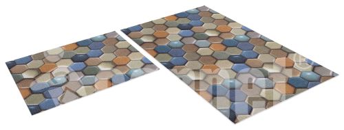 Set of cuttable anti-slip mats icarpet PRINT (125) 60x100+60x50 