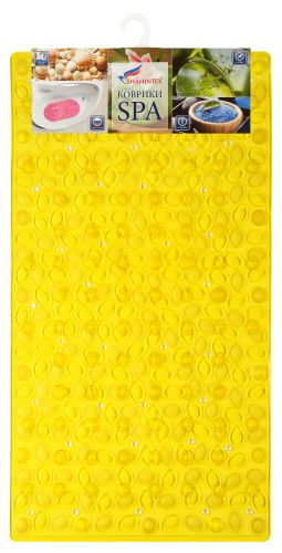 MOSAIC anti-slip bathroom mat, 67*38 blue